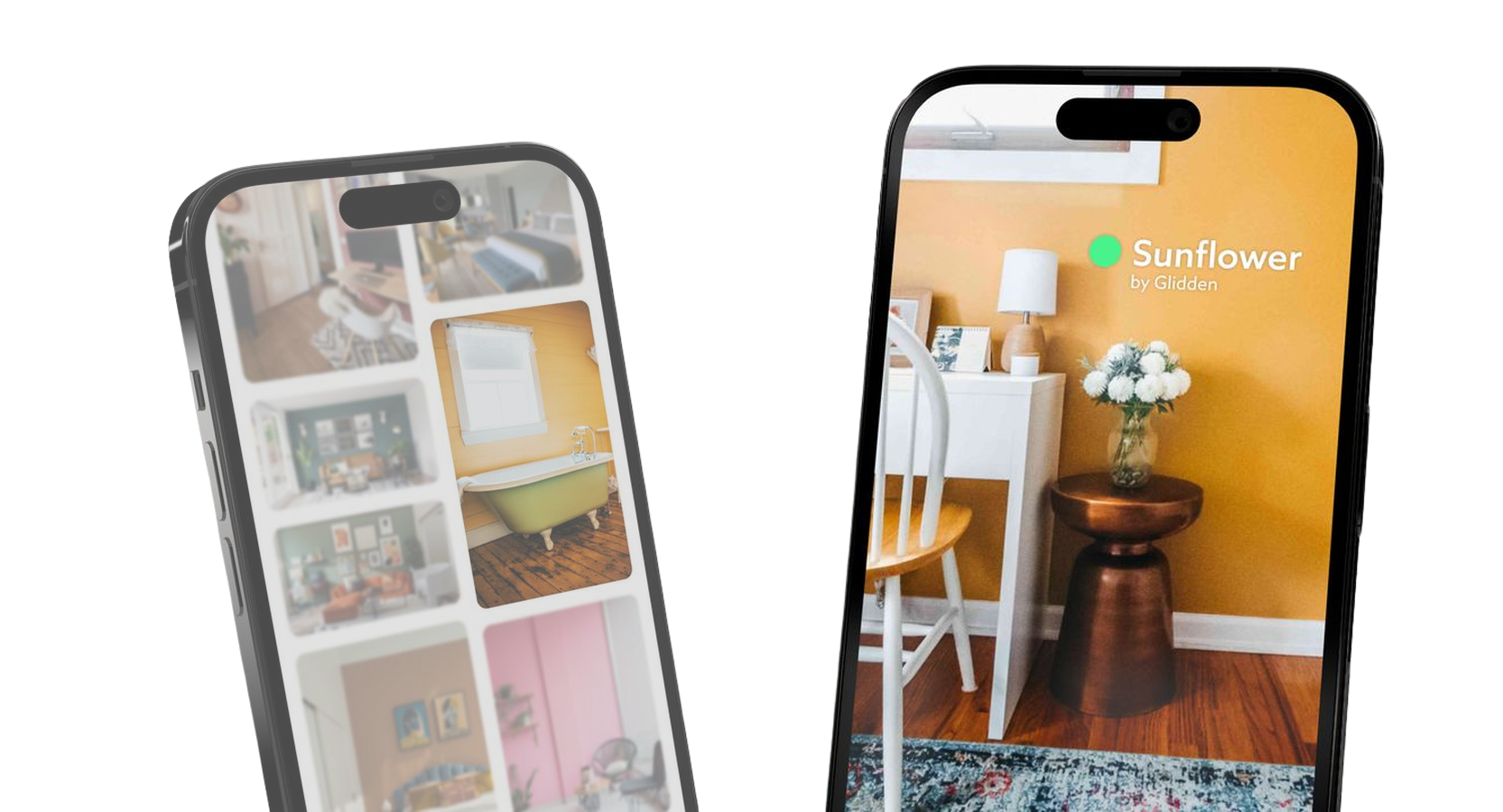 DoSpace app: browsing design inspiration, then visualizing it in your own room